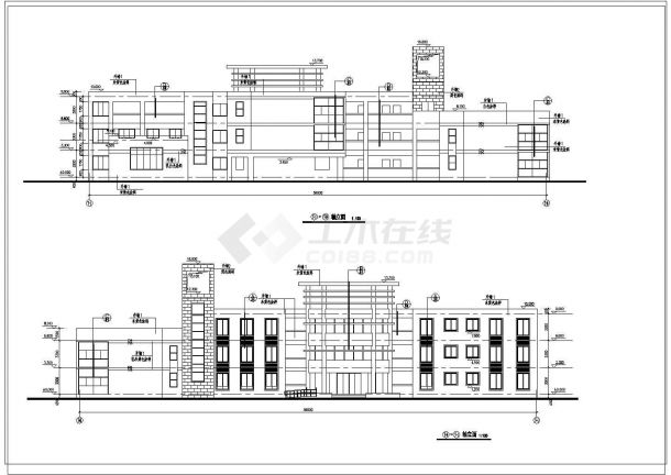 【四川】某高层幼儿园全套建筑图设计-图二