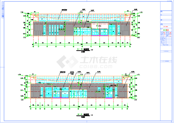 【上海】某学校体育馆建筑施工图全套-图一