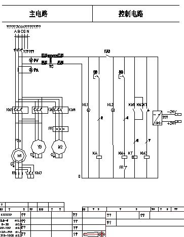 【株洲市】某厂车间三辊卷板机改造电路图-图二