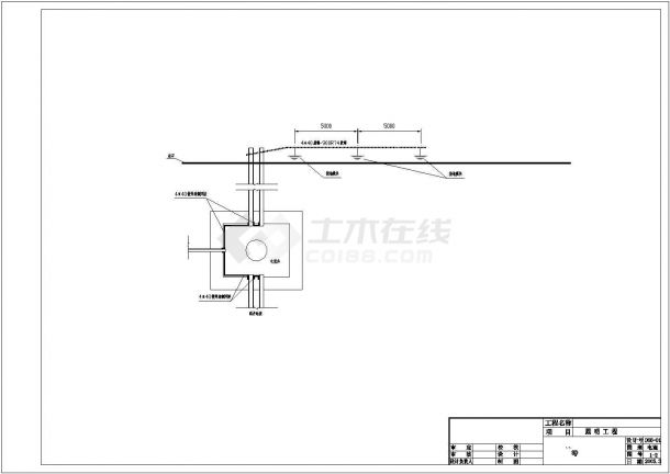 【枣庄市】某广场照明项目电缆井建设施工图-图一