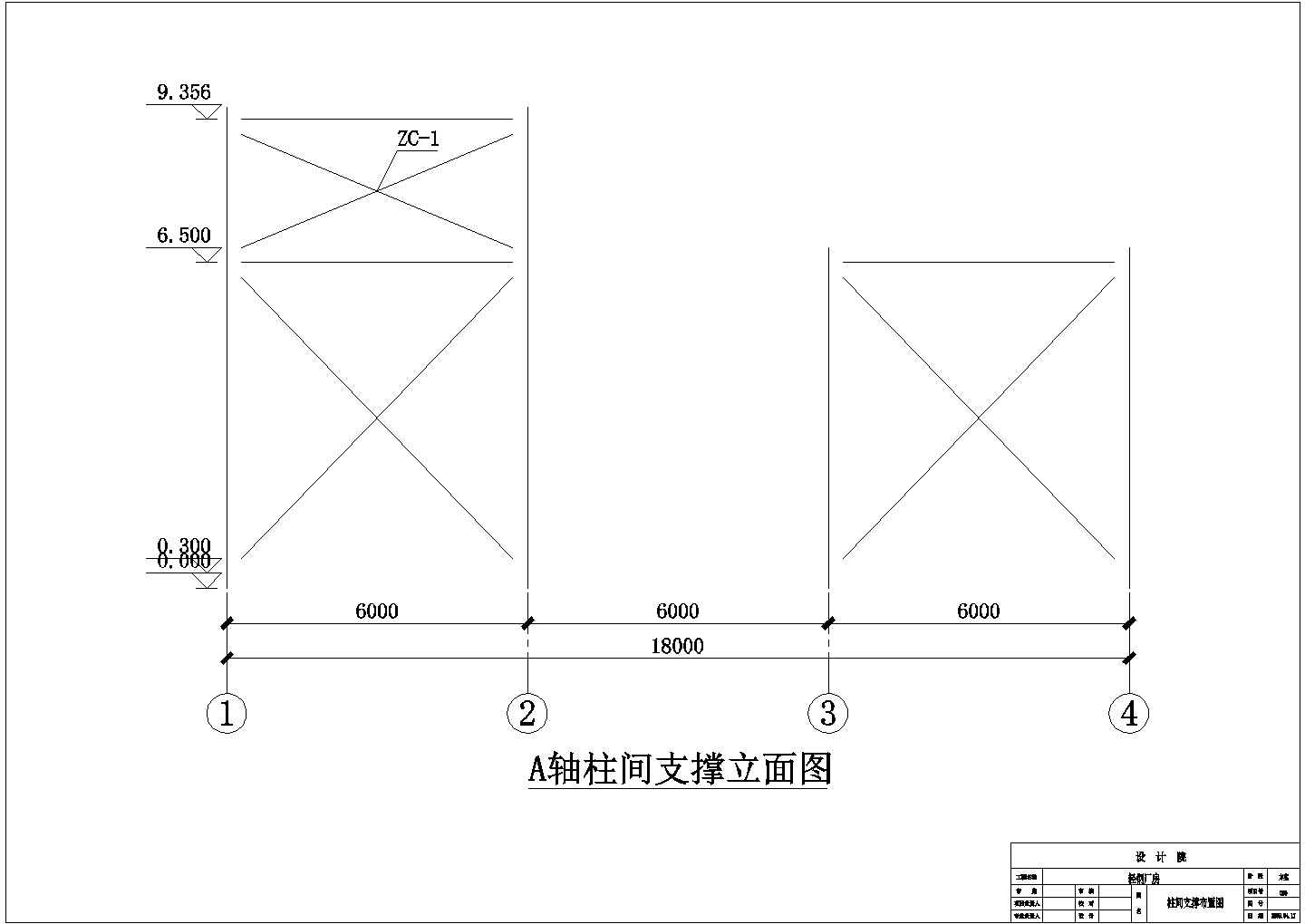 【河南】某地学校食堂建筑结构设计施工图纸