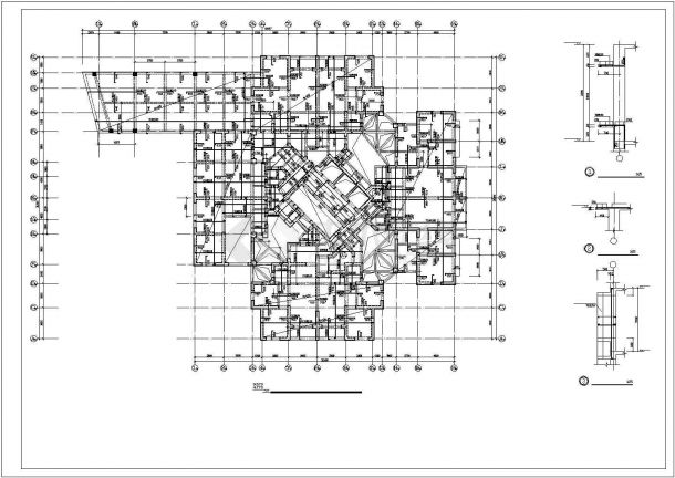 某31层纯剪力墙商住楼结构施工图纸-图二