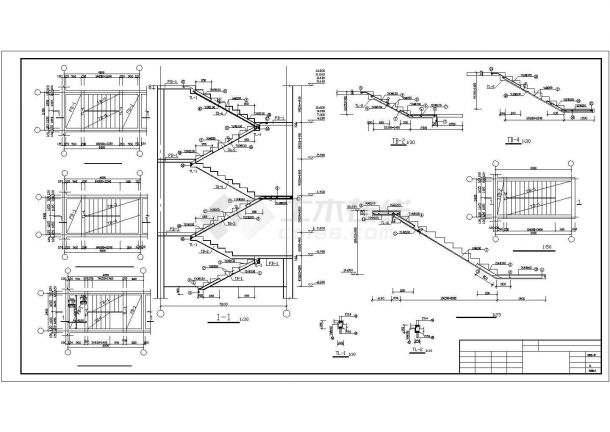 某小区多层住宅楼结构CAD-图二