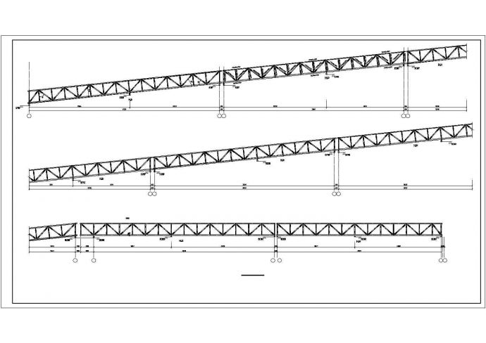 某通廊结构设计图_图1