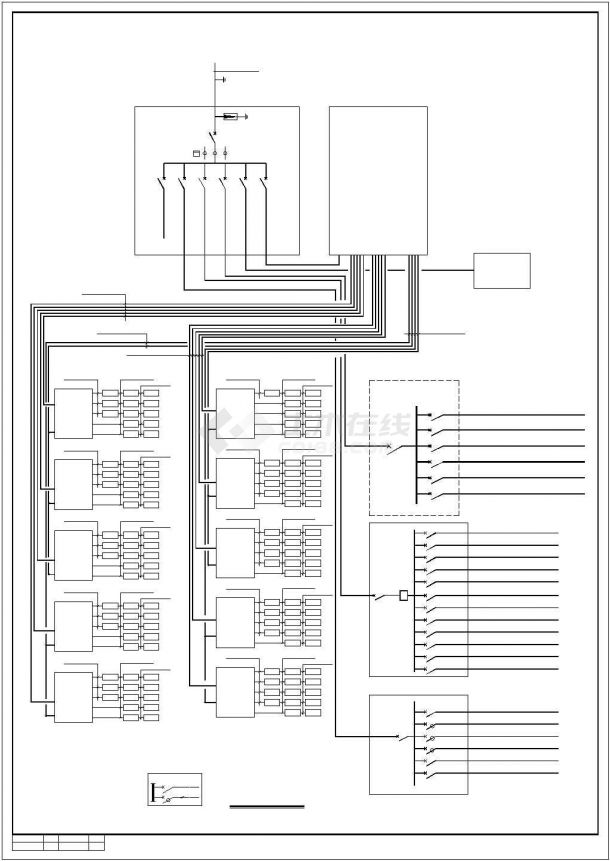 【合肥市】某地学校教学楼电气设计图-图一