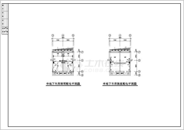 某精美别墅强弱电设计CAD套图-图一