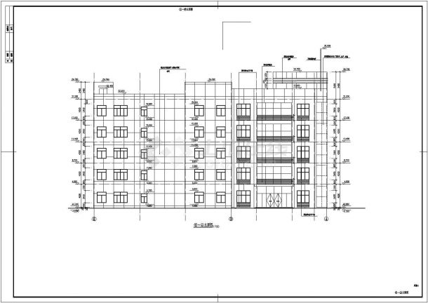 某地5层厂房建筑施工图（全套）-图二