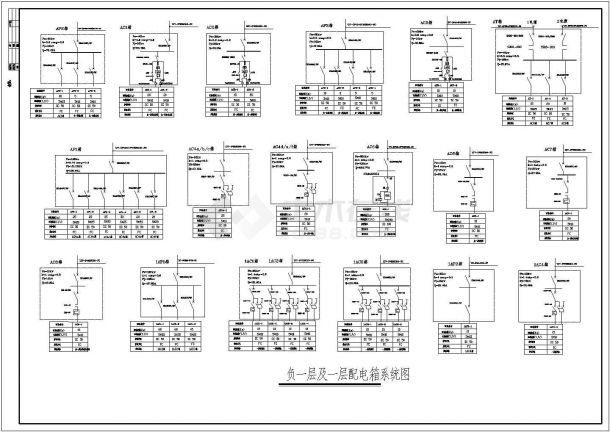 某地区宾馆电气施工图（共7张）-图二