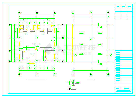 【江西】某地V 型滤池结构设计施工图纸-图二