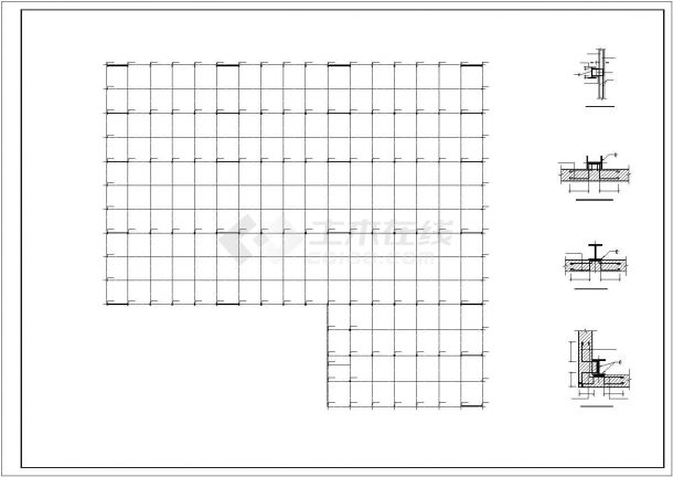 [安徽]钢构厂房结构施工图（含气楼）-图二