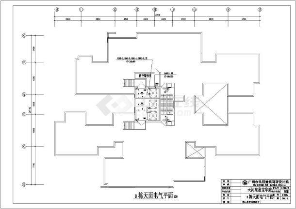 某标准住宅楼电气施工图（共6张）-图一