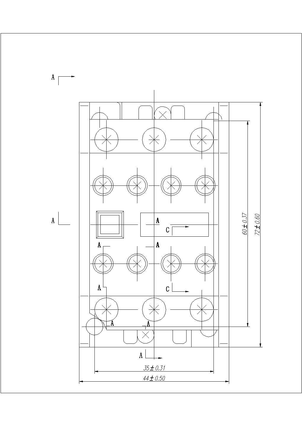某企业单位开发CJ20-16交流接触器总装图