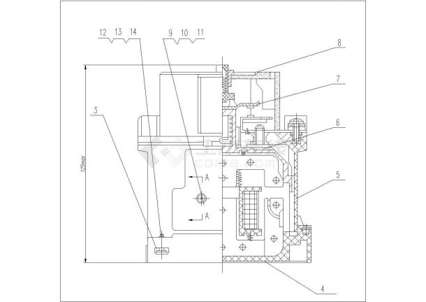 某电力公司研发CJ20-40交流接触器总装图-图二