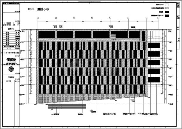 【上海】某交行业务处理一号楼建筑-图一