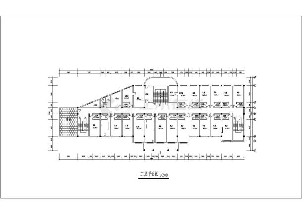 渡假村综合楼建筑布置参考图-图二