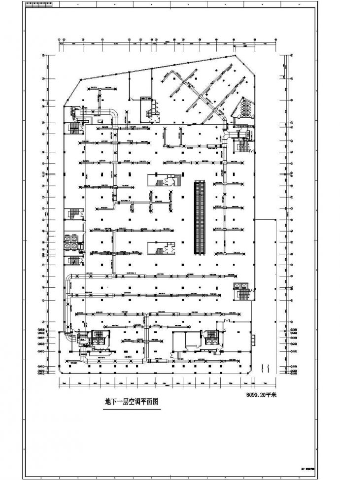 [江西]商业中心广场暖通空调设计施工图_图1