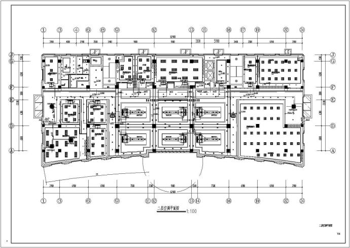 [江西]中高层办公楼多联机空调系统设计施工图_图1