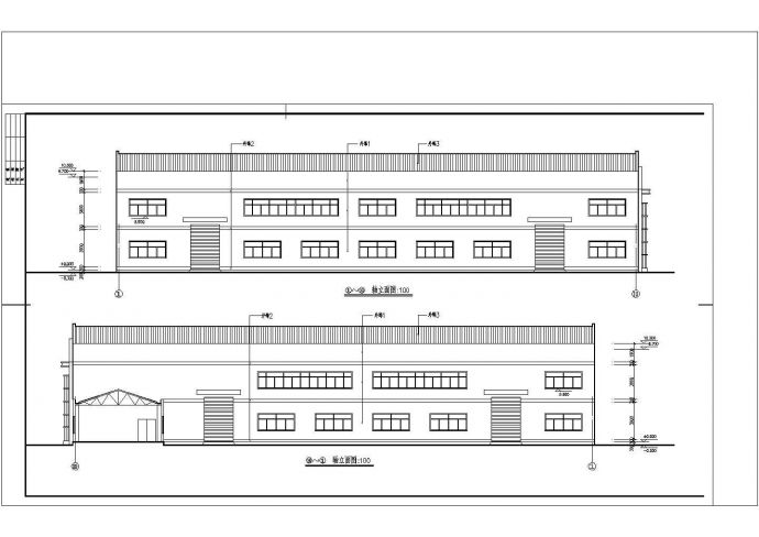 某地厂房建筑设计施工图（共7张）_图1