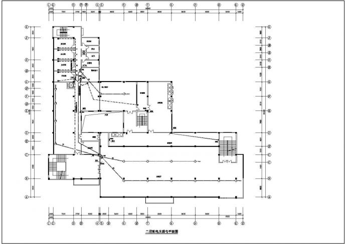 某地区公寓食堂电气施工图（共7张）_图1