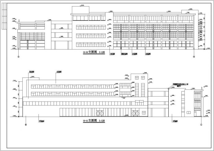 某标准厂房建筑施工图（共14张）_图1