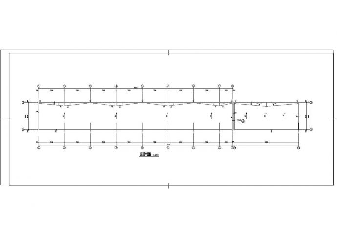 双层商业楼建筑规划CAD平面布置图_图1