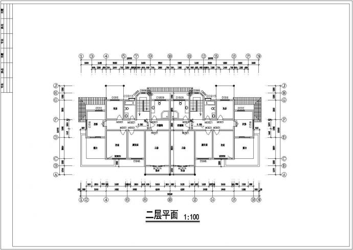 【宁波市】某联排别墅建筑设计方案图_图1