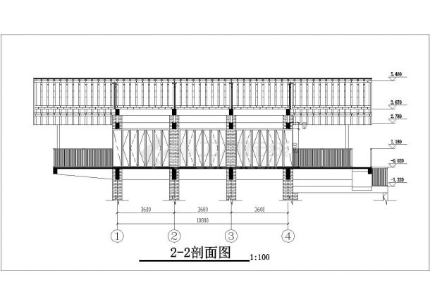 某市中心地区高档茶餐厅建筑设计施工图-图二