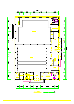 【江阴】某地体育馆建筑设计施工图纸-图二