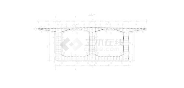  主桥箱梁3m梁段横梁普通钢筋构造图-图一