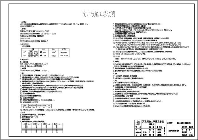 宝业办公楼风机盘管系统设计图纸_图1