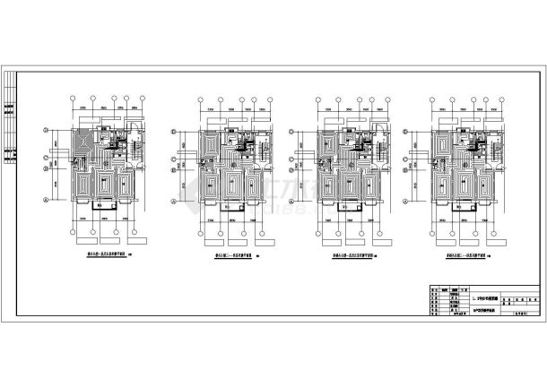 某小区某单元楼地暖系统CAD图-图二