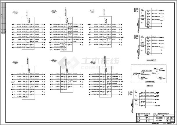 一套典型的厂房电气施工图（共13张）-图二