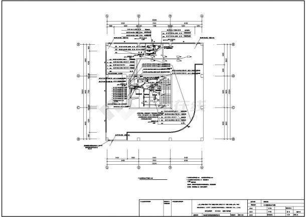 某大厦水电安装CAD施工示意图-图二