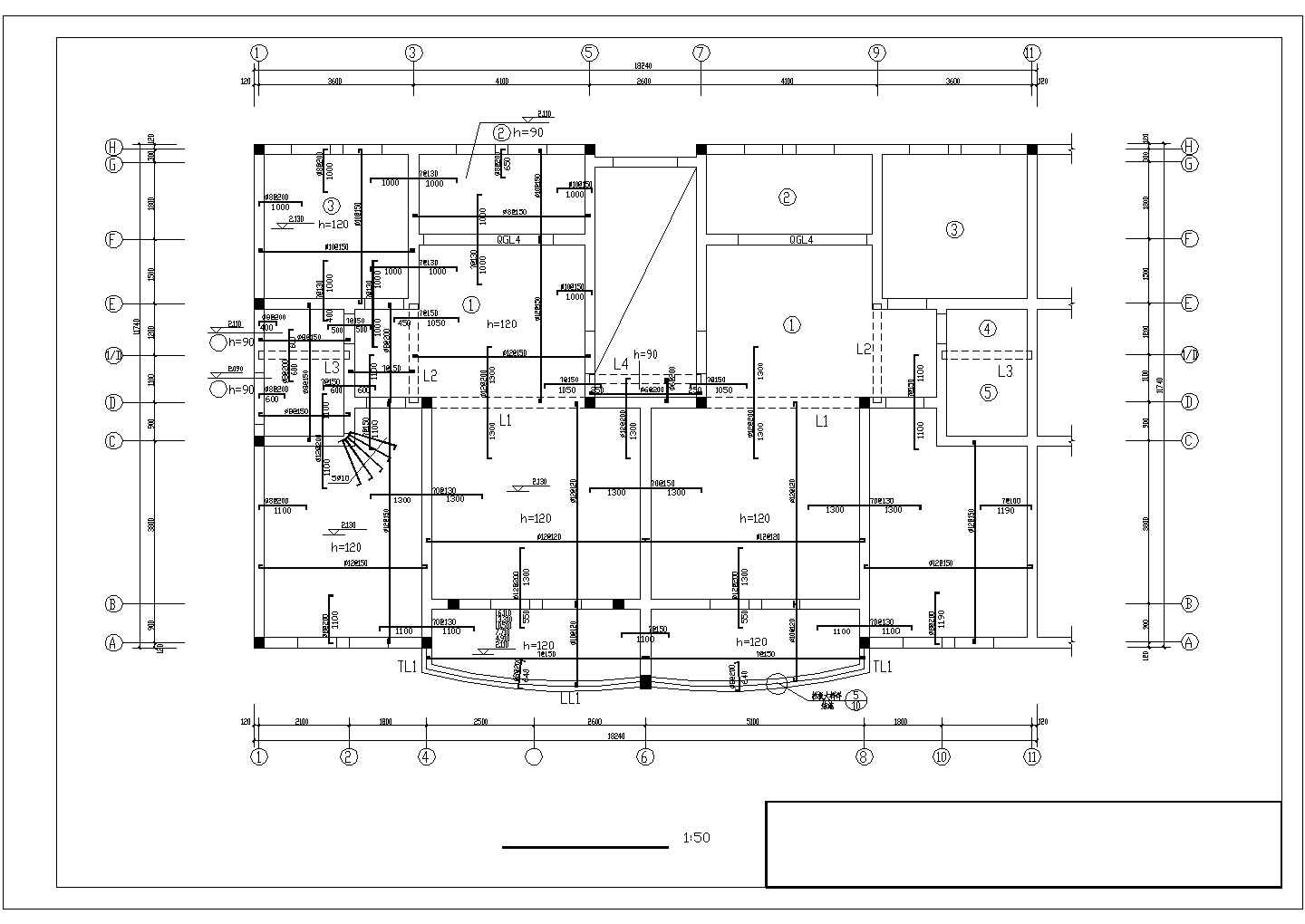 【金华】六层砖混结构住宅结构设计施工图纸