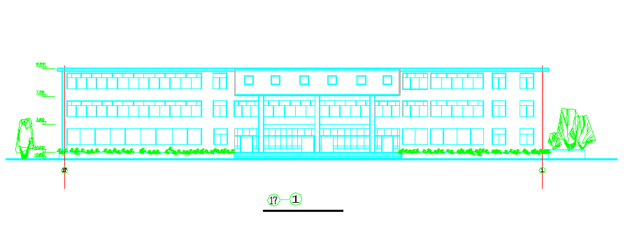 【江西】某地办公楼方案设计施工图纸