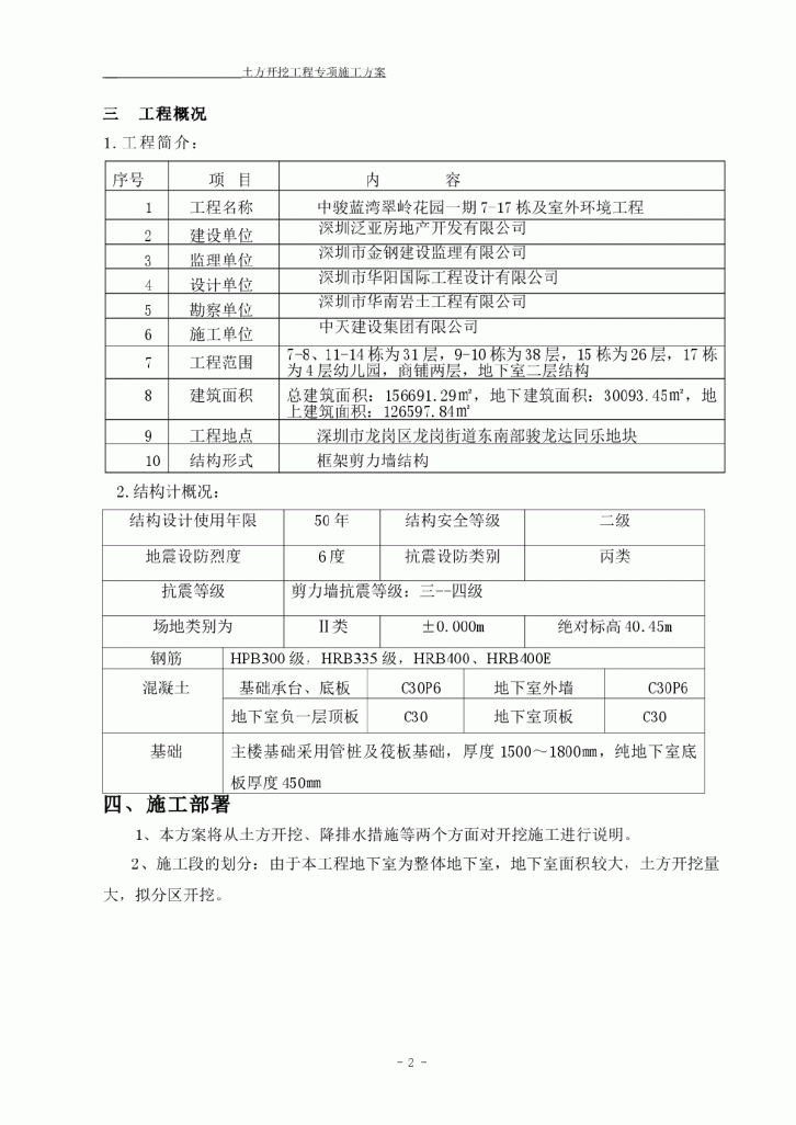 土方开挖工程专项施工方案-图二