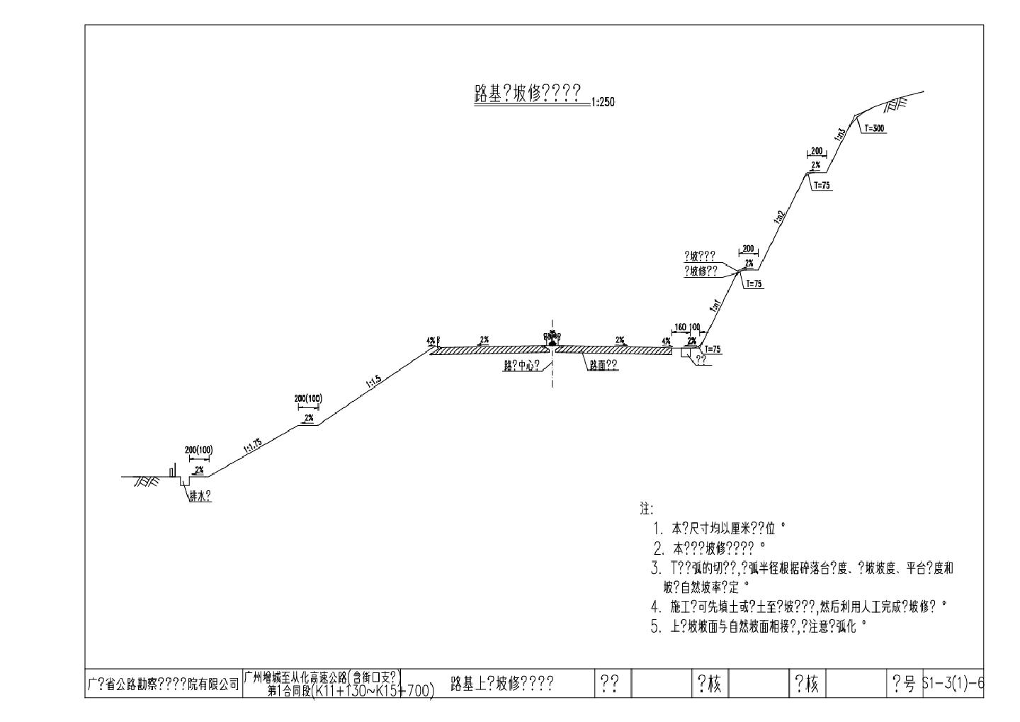 6-路基上边坡修饰设计图