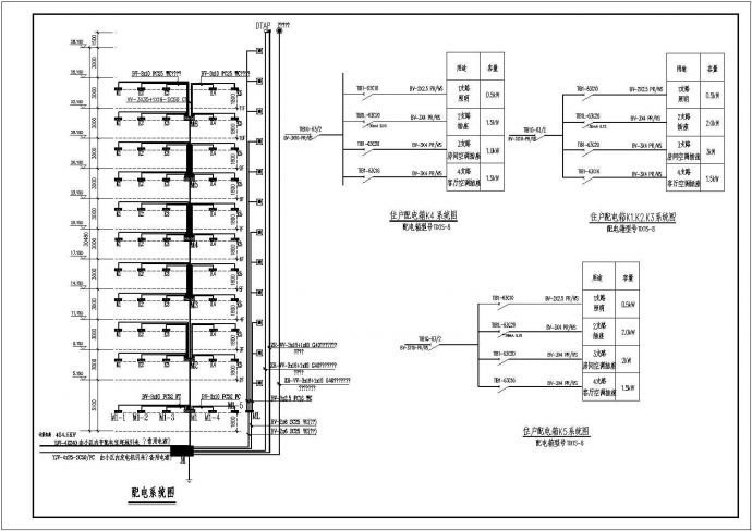 某小区小高层住宅电气CAD布置图_图1
