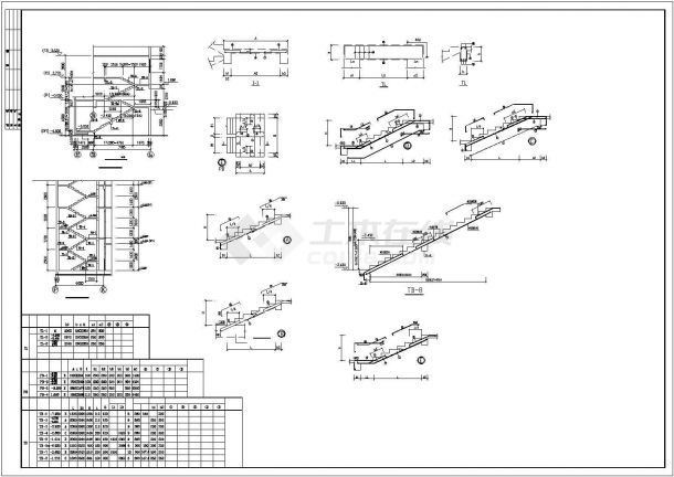 幼儿园结构施工图CAD布置图-图一