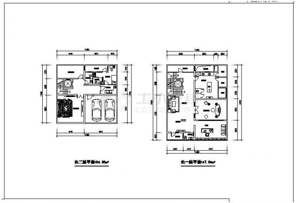 4-11层电梯入户建筑结构设计施工图-图一