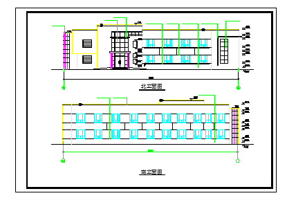 【淮安】某工厂两层办公楼建筑设计施工图