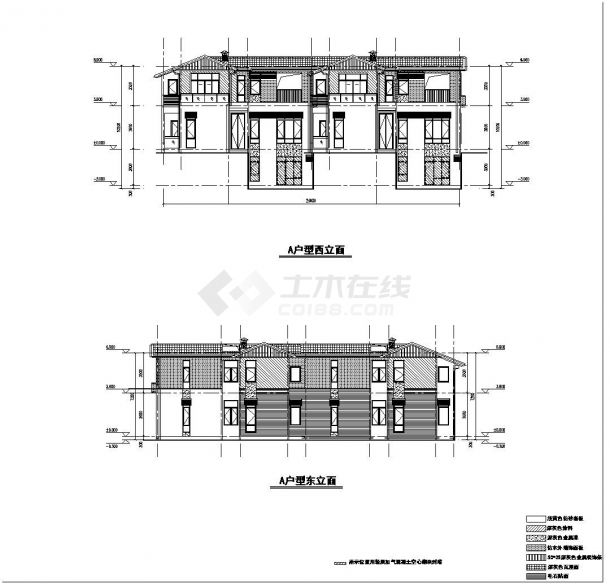 120平别墅建筑结构施工设计图-图二