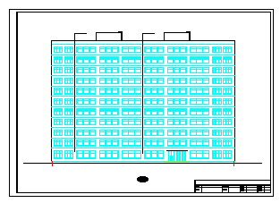 【盐城】某地高层办公楼建筑设计施工图_图1