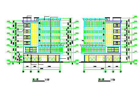 【黑龙江】某地全套办公楼建筑设计施工图-图一