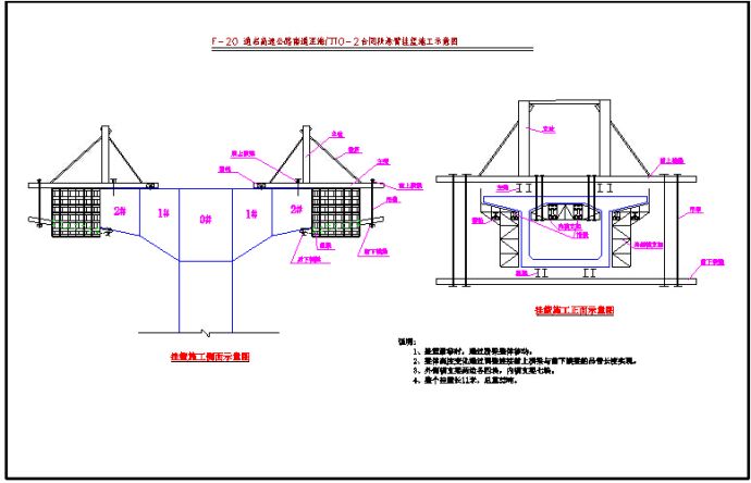 某地桥梁施工图_挂篮设计施工图_图1