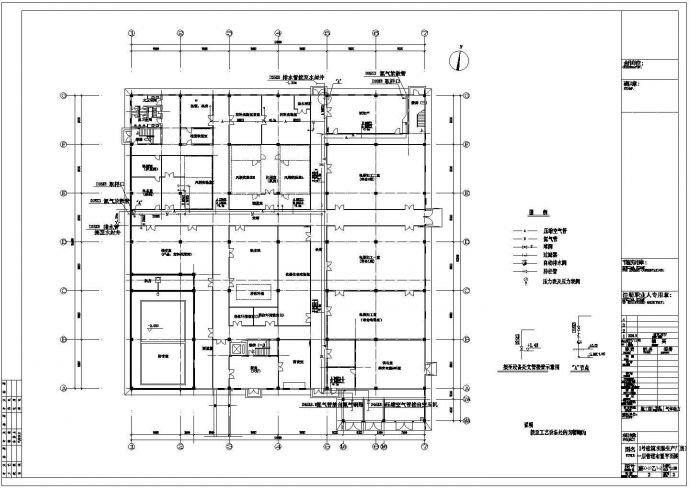 某地实验生产厂房及办公楼详细工程通风空调全套设计图_图1