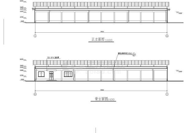 某地汽车库建筑结构设计施工图（全套）-图一
