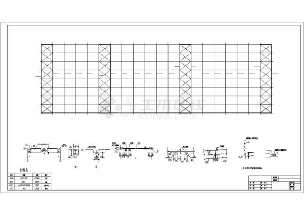 48米跨铝业有限公司冷轧车间结构施工图（含建筑图2台10T吊车）-图二