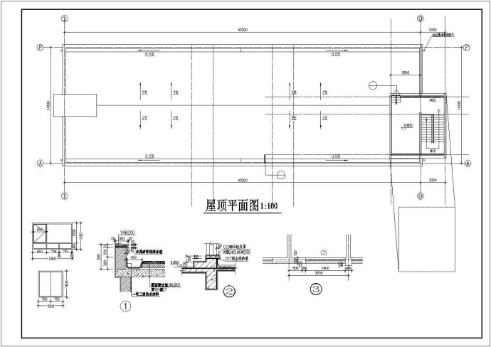 某地区厂区污水处理厂施工图（CAD图）_图1