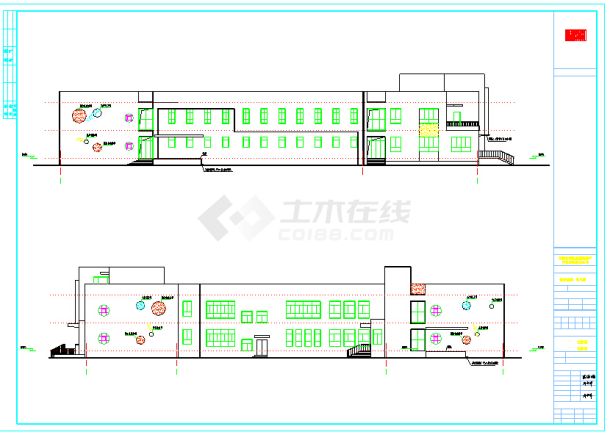 幼儿园施工图设计图纸-图一